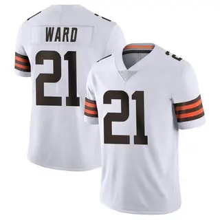 Gray Women's Denzel Ward Cleveland Browns Game Atmosphere Fashion