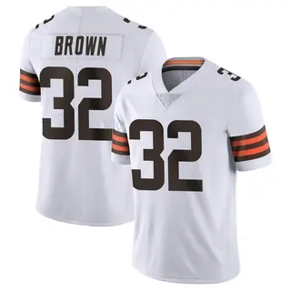 Limited Men's Jim Brown Brown Home Jersey - #32 Football Cleveland Browns  Vapor Untouchable Size 40/M